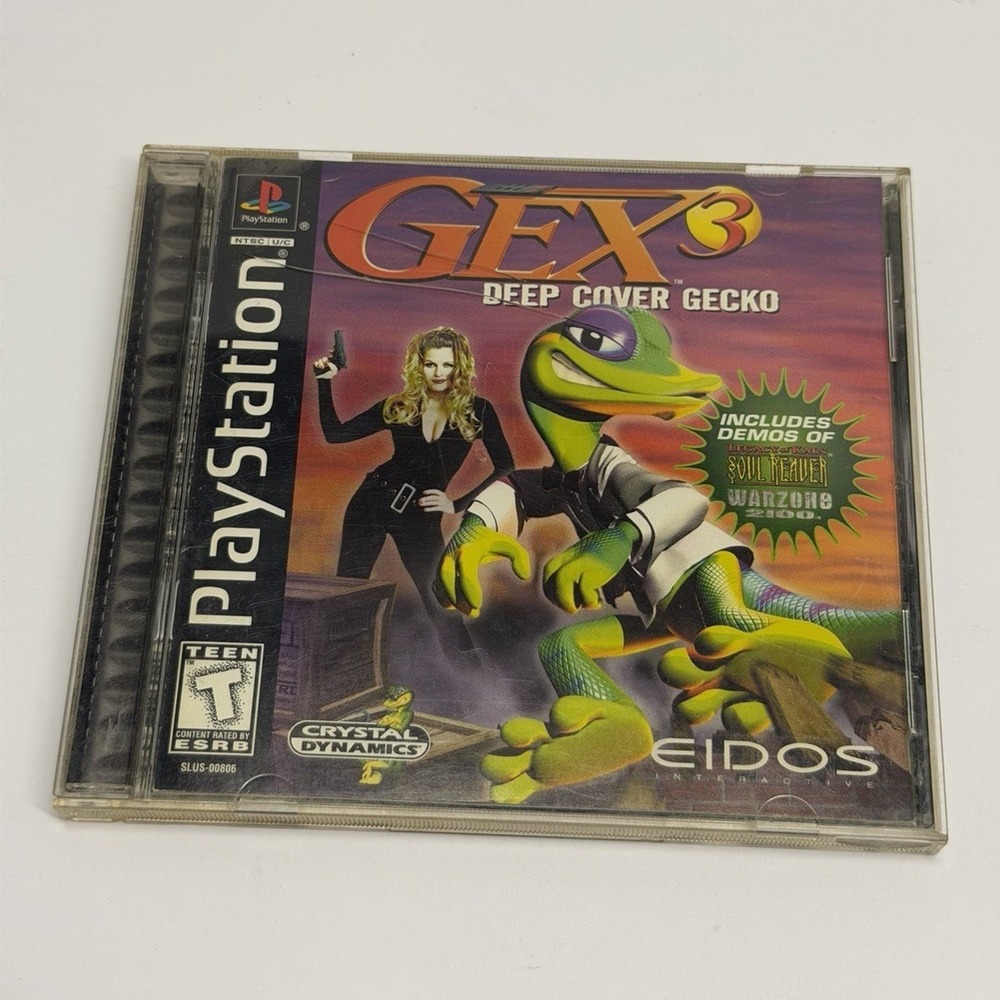 Eidos Interactive Gex 3: Deep Cover Gecko PS1 NTSC-U/C T Gex Series Demo